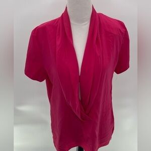 Prophecy Hot Pink Short Sleeve Blouse